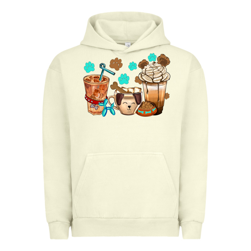 Dog Coffee Cups With  Food Container Bbs Urban Hoodie by BundleAndBundleShop | Teevron