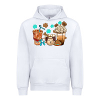 White dog coffee cups with  food container bbs Urban Hoodie - BundleAndBundleShop