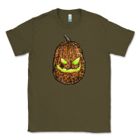 Army Green watercolor leopard pumpkin Classic Tee - RanaPortraitStore
