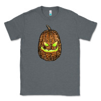 Charcoal Heather watercolor leopard pumpkin Classic Tee - RanaPortraitStore