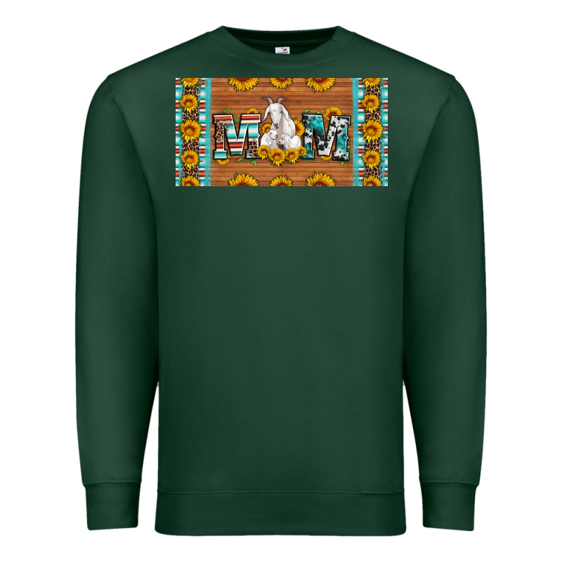 Mom Goat Sunflowers License Plate Premium Sweatshirt by Artiststas | Teevron