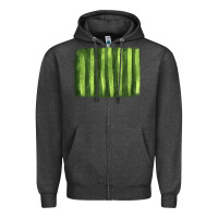 Charcoal Heather watermelon pattern background Zipper Hoodie - HRA Design Shop