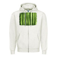 Oatmeal Heather watermelon pattern background Zipper Hoodie - HRA Design Shop