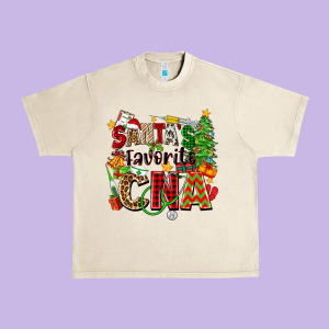 Santa's Favorite Cna Urban Heavy Tee Designed By Zillion Design Studio