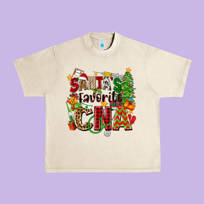 Santa's Favorite Cna Urban Heavy Tee Designed By Zillion Design Studio