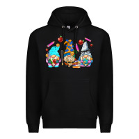 Black teacher gnomes Premium Hoodie - AdoDesignShop