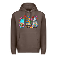 Coffee teacher gnomes Premium Hoodie - AdoDesignShop