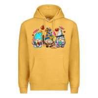 Mustard teacher gnomes Premium Hoodie - AdoDesignShop
