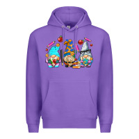 Purple teacher gnomes Premium Hoodie - AdoDesignShop