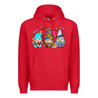 Red teacher gnomes Premium Hoodie - AdoDesignShop
