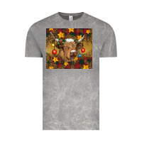 Cloud Rock Christmas cow Vintage Tee - RanaPortraitStore