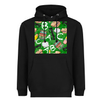 Black english class seamless pattern Heavyweight Hoodie - BundleAndBundleShop