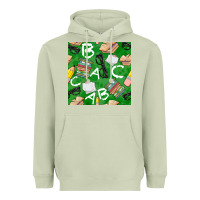 Matcha english class seamless pattern Heavyweight Hoodie - BundleAndBundleShop