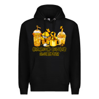 Black Childhood Cancer Awareness coffee cups Premium Hoodie - NancyCooperArtShop