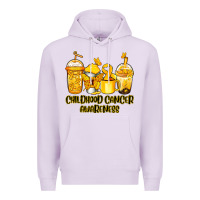 Lilac Childhood Cancer Awareness coffee cups Premium Hoodie - NancyCooperArtShop