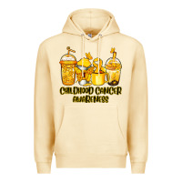 Pina Colada Childhood Cancer Awareness coffee cups Premium Hoodie - NancyCooperArtShop