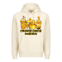 Tofu Childhood Cancer Awareness coffee cups Premium Hoodie - NancyCooperArtShop