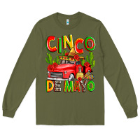Army Green cinco de mayo truck Long Sleeve Tee - Zillion Design Studio