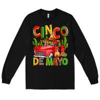 Black cinco de mayo truck Long Sleeve Tee - Zillion Design Studio