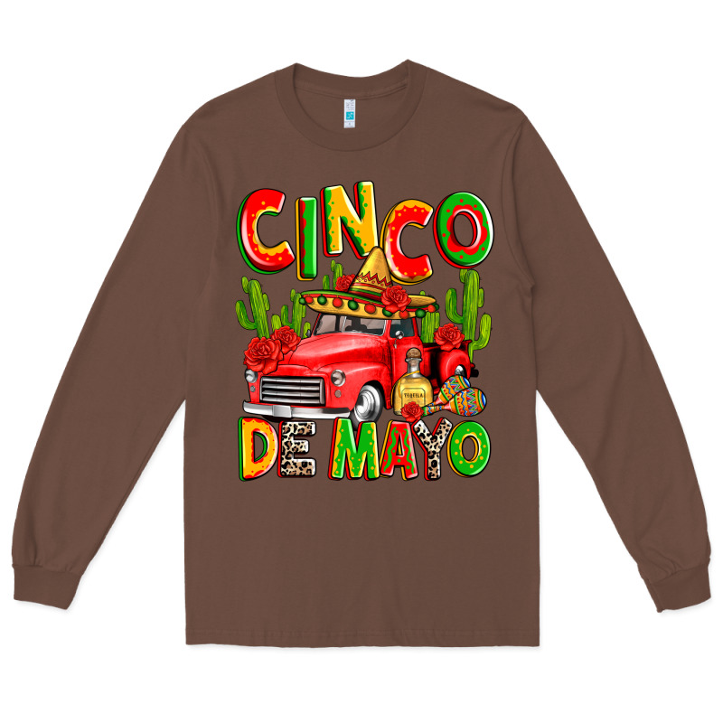 Cinco De Mayo Truck Long Sleeve Tee by Zillion Design Studio | Teevron