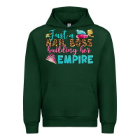 Forest Green just a nail boss building her empire bbs Urban Hoodie - BundleAndBundleShop