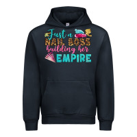 Navy just a nail boss building her empire bbs Urban Hoodie - BundleAndBundleShop