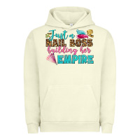 Pigment Pistachio just a nail boss building her empire bbs Urban Hoodie - BundleAndBundleShop
