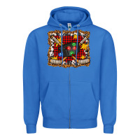 True Royal hockey christmas with lights and stars Zipper Hoodie - FaDigitalArtStudio