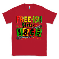 Red Free-ish since 1865 Classic Tee - Zillion Design Studio