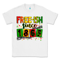 White Free-ish since 1865 Classic Tee - Zillion Design Studio