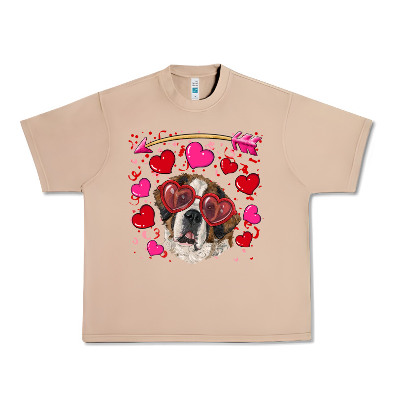 Valentine's Day  Saint Bernard Dog Urban Heavy Tee by RanaPortraitStore | Teevron