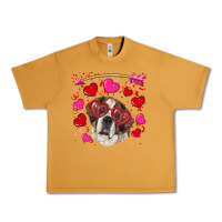 Peanut Butter valentine's day  saint bernard dog Urban Heavy Tee - RanaPortraitStore
