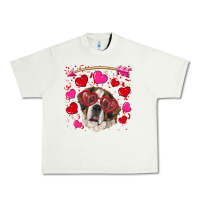 Pistachio valentine's day  saint bernard dog Urban Heavy Tee - RanaPortraitStore