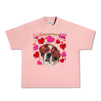 Salmon valentine's day  saint bernard dog Urban Heavy Tee - RanaPortraitStore