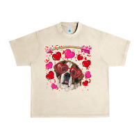 Sandshell valentine's day  saint bernard dog Urban Heavy Tee - RanaPortraitStore