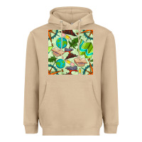 Mushroom geography class seamless pattern Heavyweight Hoodie - BundleAndBundleShop