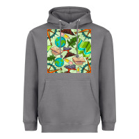 Storm geography class seamless pattern Heavyweight Hoodie - BundleAndBundleShop