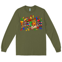 Army Green cinco de mayo teacher Long Sleeve Tee - Zillion Design Studio