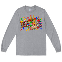 Heather Grey cinco de mayo teacher Long Sleeve Tee - Zillion Design Studio