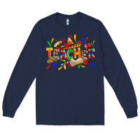 Navy cinco de mayo teacher Long Sleeve Tee - Zillion Design Studio