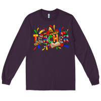 Plum cinco de mayo teacher Long Sleeve Tee - Zillion Design Studio