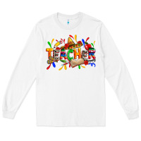White cinco de mayo teacher Long Sleeve Tee - Zillion Design Studio