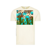 Vintage Arctic cactus turquoise leopard cowhide tumbler rana Vintage Tee - RanaPortraitStore