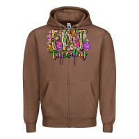 Chestnut fat tuesday Zipper Hoodie - RacoonDesign