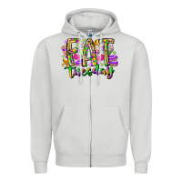 Dove Grey fat tuesday Zipper Hoodie - RacoonDesign