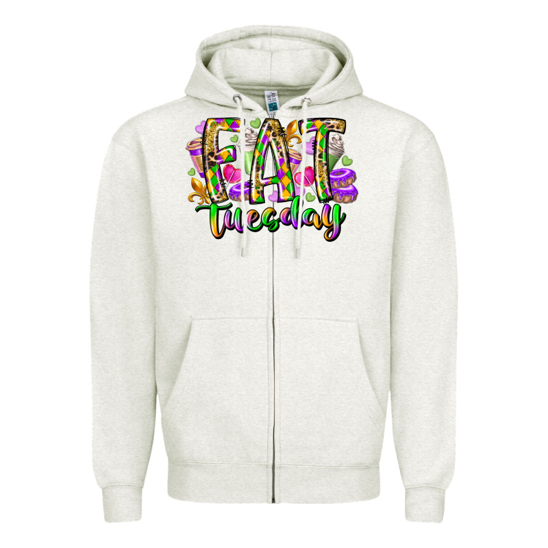 Fat Tuesday Zipper Hoodie by RacoonDesign | Teevron