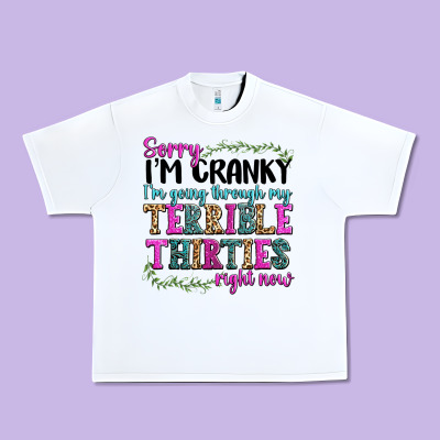 Urban Heavy Tee sorry im cranky im going through my terrible thirties right now