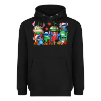 Black christmas stitch coffee Heavyweight Hoodie - Jasminsmagicworld