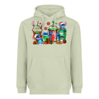 Matcha christmas stitch coffee Heavyweight Hoodie - Jasminsmagicworld