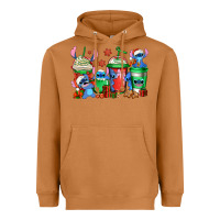 Meerkat christmas stitch coffee Heavyweight Hoodie - Jasminsmagicworld